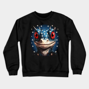 Patriotic Gecko Crewneck Sweatshirt